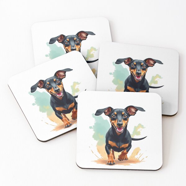 Item preview, Watercolor Dachshund Run designed and sold by Prints by Mat.