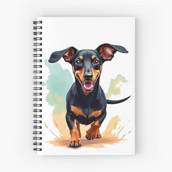Item preview, Watercolor Dachshund Run designed and sold by Prints by Mat.
