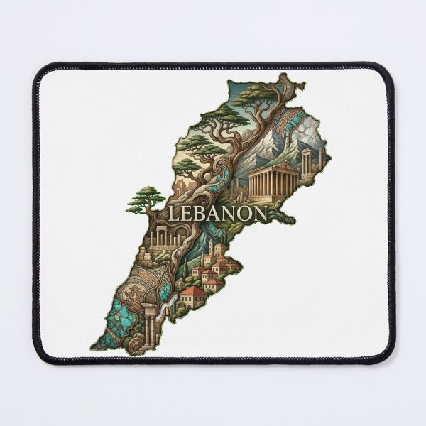 Item preview, Lebanon Heritage Map designed and sold by M1-brand.
