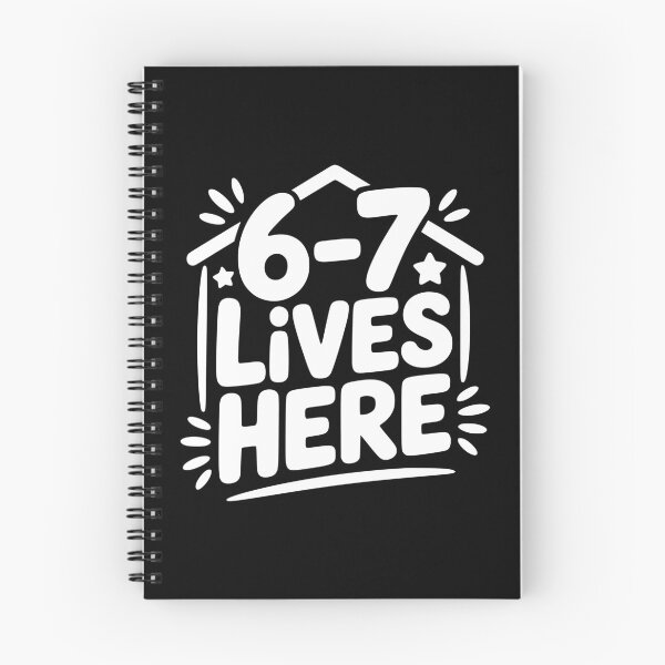 Item preview, 6-7 Lives Here designed and sold by theartfulaspie.