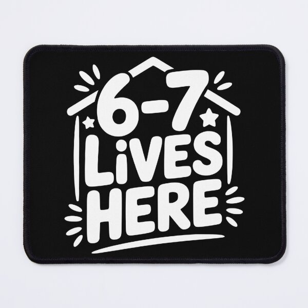 Item preview, 6-7 Lives Here designed and sold by theartfulaspie.