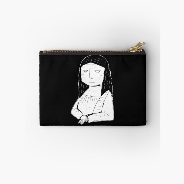 Item preview, Black and white Monalisa Doodle Carricature HandDrawn designed and sold by draxozart.