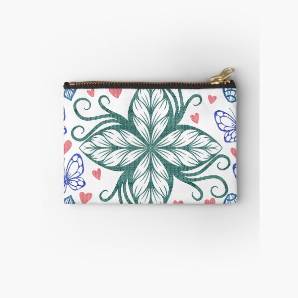 Item preview, Dusty Botanical Zentangle Butterfly Pattern designed and sold by OddBloomPNG.