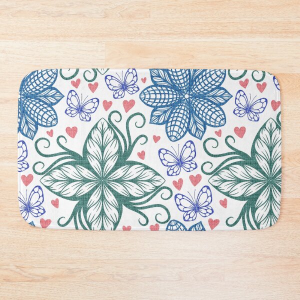 Item preview, Dusty Botanical Zentangle Butterfly Pattern designed and sold by OddBloomPNG.