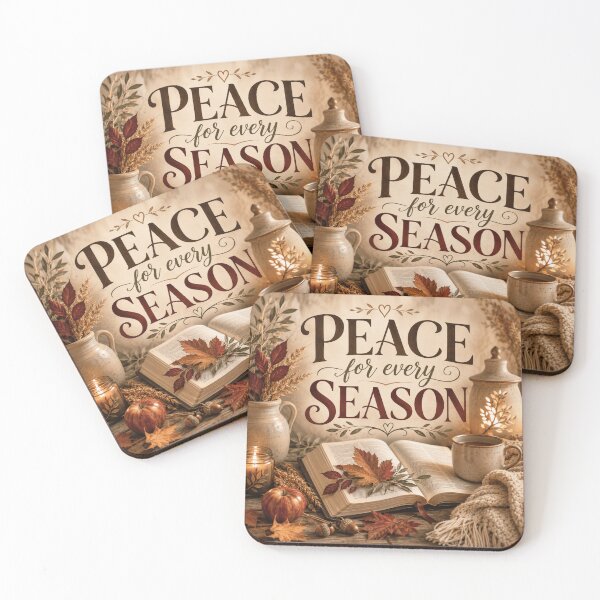 Item preview, Peace for Every Season – Christian Autumn Faith Design designed and sold by astersgraphics.
