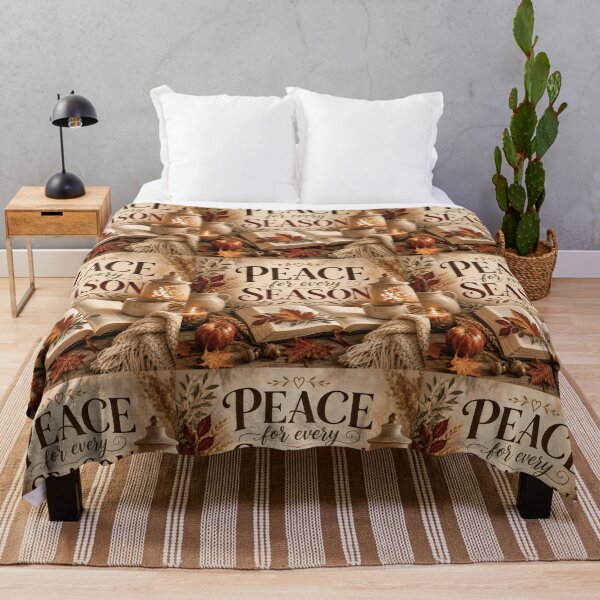 Item preview, Peace for Every Season – Christian Autumn Faith Design designed and sold by astersgraphics.
