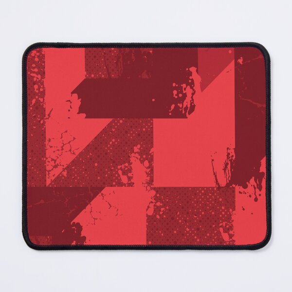 Item preview, Cyberpunk Crimson Red Grunge Abstract Student Pattern designed and sold by ImStickerHappy.