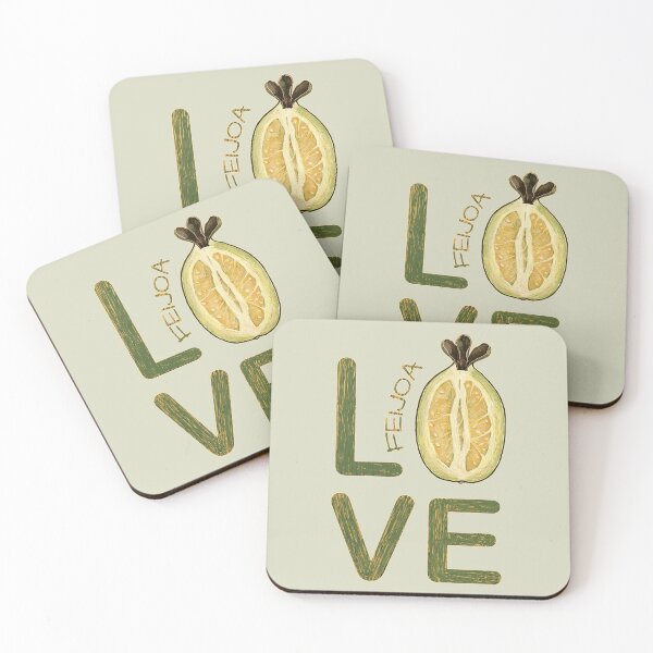 Item preview, Feijoa LOVE – Exotic Fruit Lover Typography Design designed and sold by AgnieshkaSiwek.