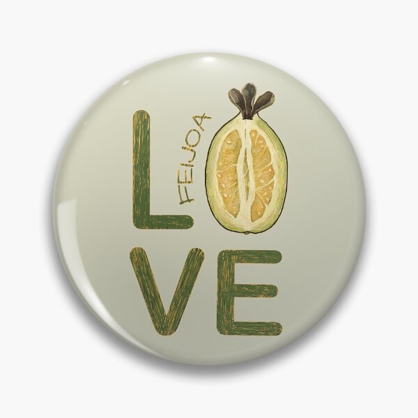 Item preview, Feijoa LOVE – Exotic Fruit Lover Typography Design designed and sold by AgnieshkaSiwek.