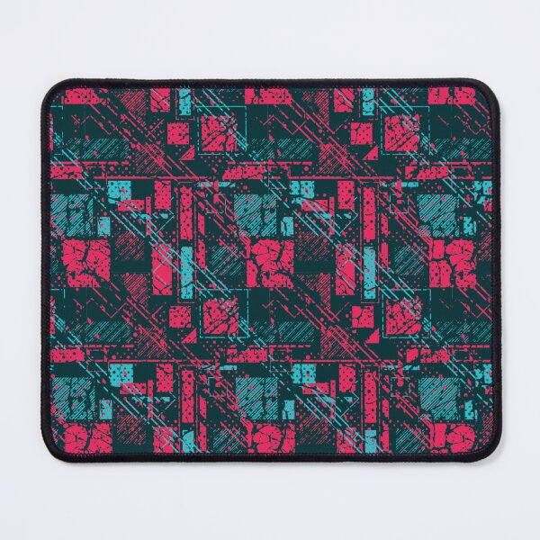 Item preview, Cyberpunk Tech Grid Teal and Magenta Student Pattern designed and sold by ImStickerHappy.