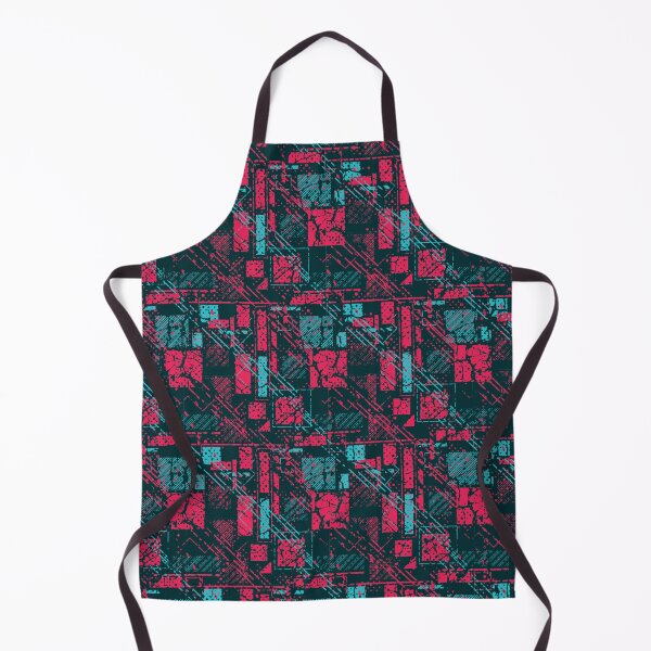Item preview, Cyberpunk Tech Grid Teal and Magenta Student Pattern designed and sold by ImStickerHappy.