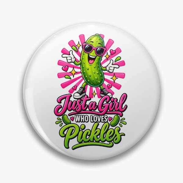 Item preview, Just a girl who loves pickles designed and sold by BuxomBabe21.