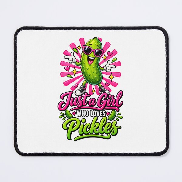 Item preview, Just a girl who loves pickles designed and sold by BuxomBabe21.