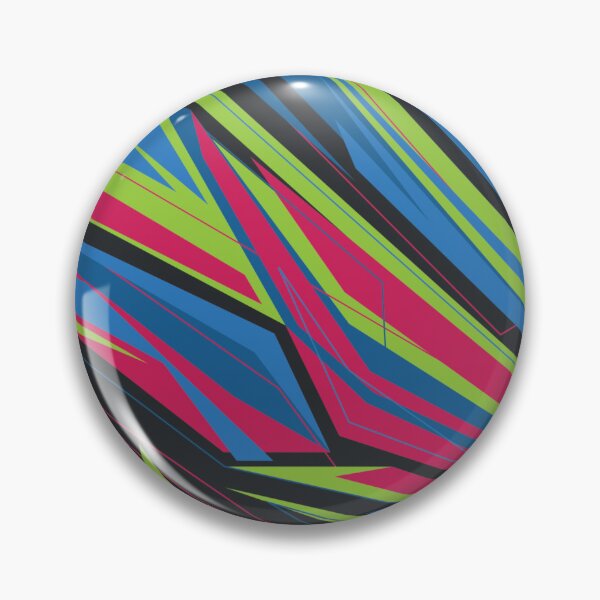 Item preview, Athletic Racing Speed Stripes Lime and Magenta Student Pattern designed and sold by ImStickerHappy.