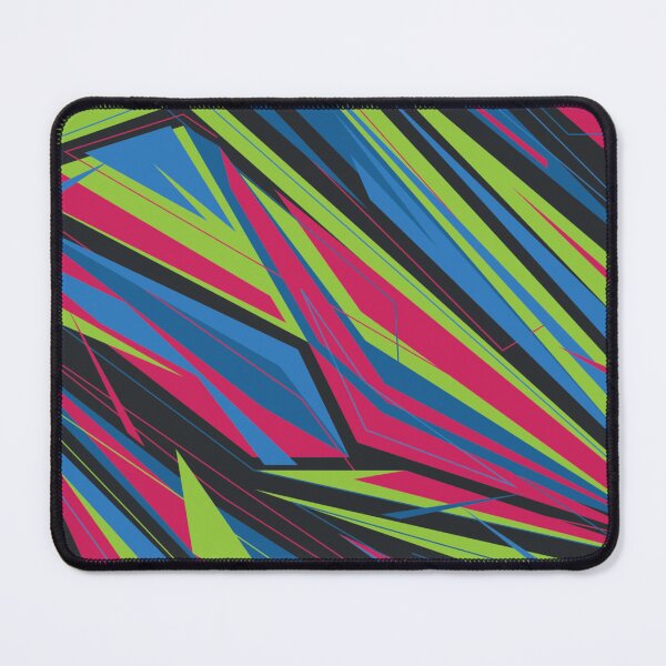 Item preview, Athletic Racing Speed Stripes Lime and Magenta Student Pattern designed and sold by ImStickerHappy.