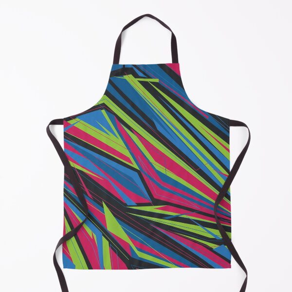 Item preview, Athletic Racing Speed Stripes Lime and Magenta Student Pattern designed and sold by ImStickerHappy.