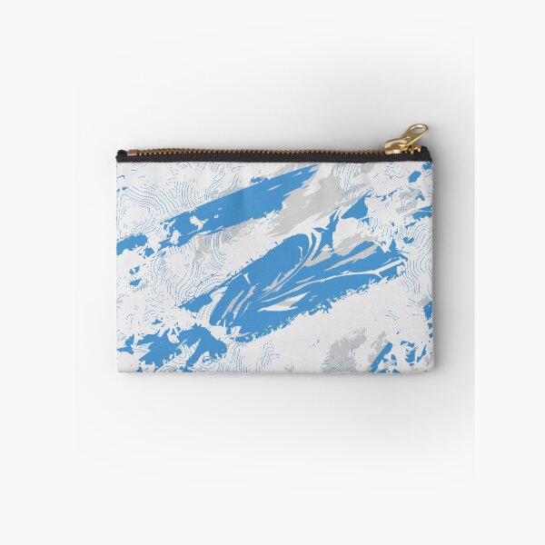 Item preview, Alpine Topographic Camo Blue and White Student Pattern designed and sold by ImStickerHappy.