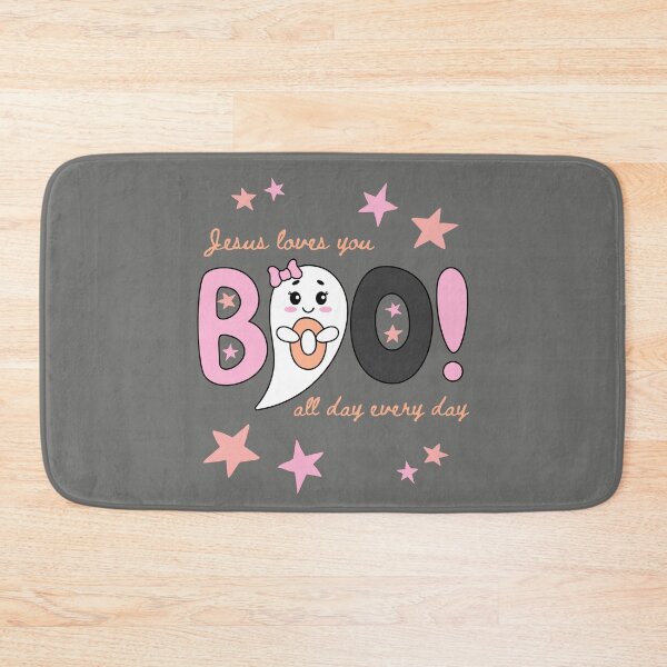 Item preview, Christian Halloween Cute Ghost Jesus Loves You Boo Spooky Season Fall Spirit designed and sold by Forevermore.