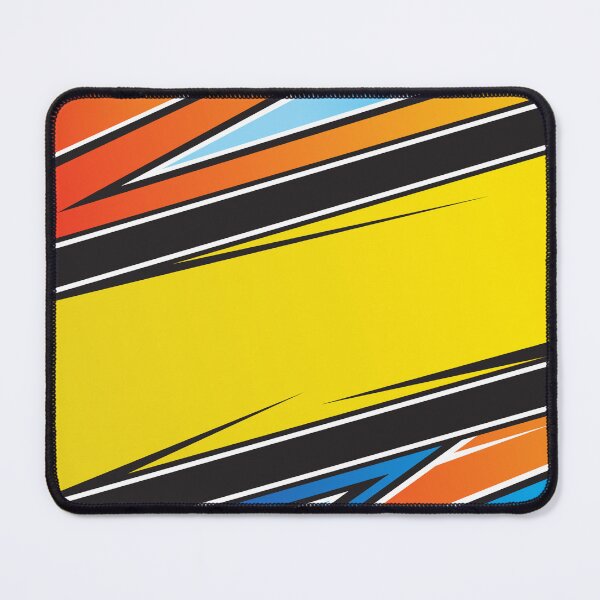 Item preview, Racing Livery Yellow and Orange Speed Stripes Student Pattern designed and sold by ImStickerHappy.