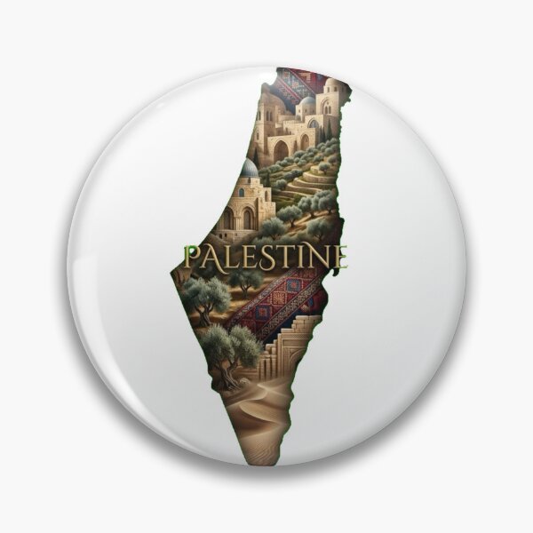 Item preview, Palestine Heritage Map designed and sold by M1-brand.