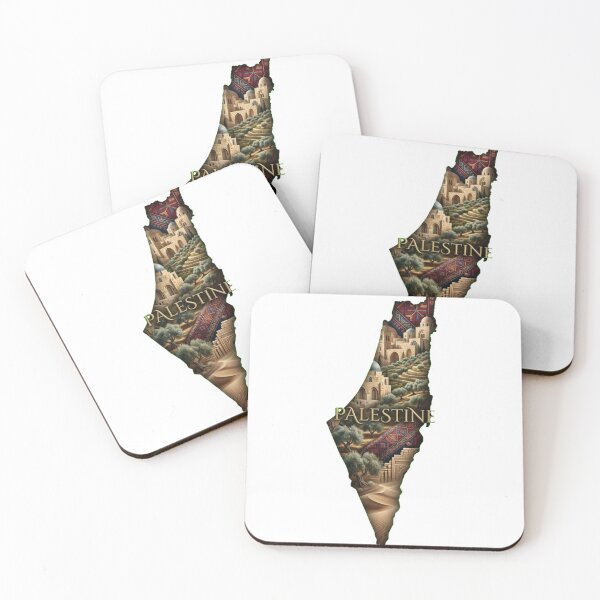 Item preview, Palestine Heritage Map designed and sold by M1-brand.