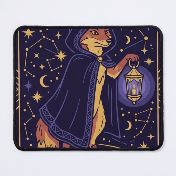 Item preview, The Wanderer Fox Tarot Card – Celestial Witchy Mystical designed and sold by Pixele.
