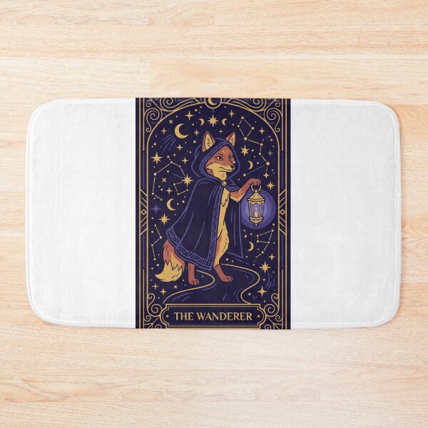 Item preview, The Wanderer Fox Tarot Card – Celestial Witchy Mystical designed and sold by Pixele.