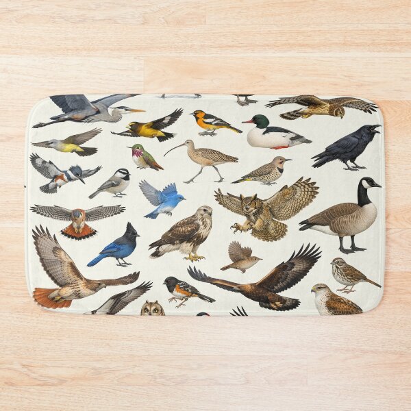 Item preview, Native Birds of Wyoming Retro Identification Chart designed and sold by kakarikihill.