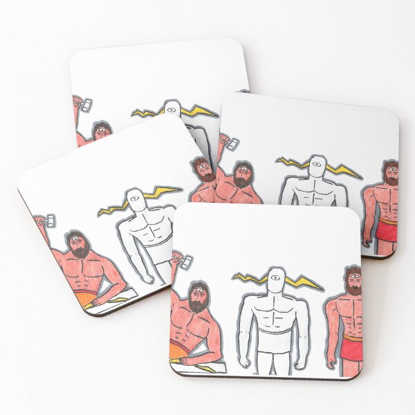 Item preview,  Three Uranian Cyclops's Brontes Arges and Steropes  designed and sold by BasiliskLabours.