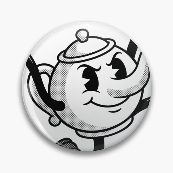 Item preview, Vintage Dancing Teapot Mascot – Retro 1930s Rubber Hose Cartoon designed and sold by Pixele.