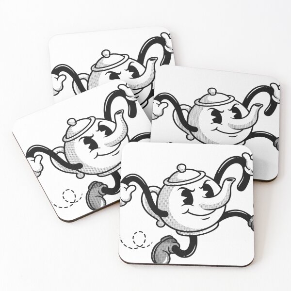 Item preview, Vintage Dancing Teapot Mascot – Retro 1930s Rubber Hose Cartoon designed and sold by Pixele.