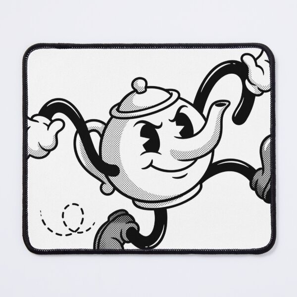Item preview, Vintage Dancing Teapot Mascot – Retro 1930s Rubber Hose Cartoon designed and sold by Pixele.