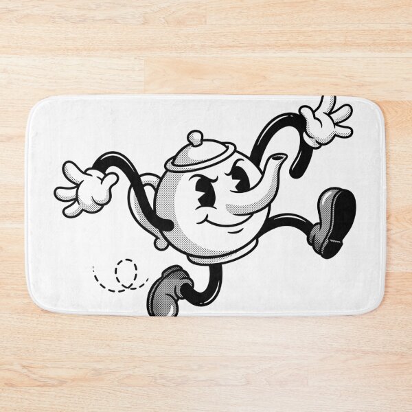 Item preview, Vintage Dancing Teapot Mascot – Retro 1930s Rubber Hose Cartoon designed and sold by Pixele.