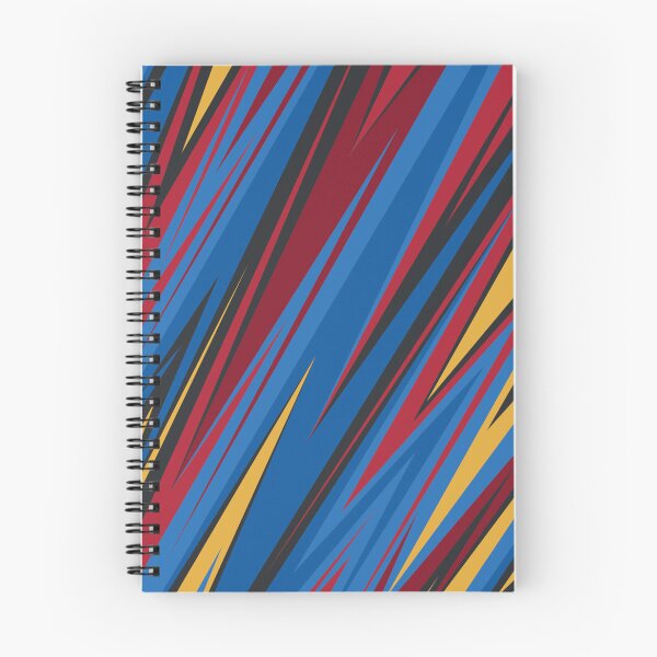 Item preview, Athletic Blue and Red Speed Stripes Student Athlete Pattern designed and sold by ImStickerHappy.