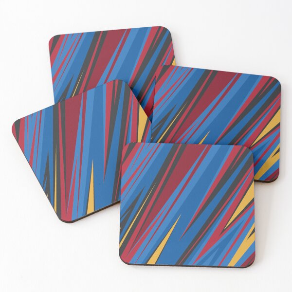 Item preview, Athletic Blue and Red Speed Stripes Student Athlete Pattern designed and sold by ImStickerHappy.
