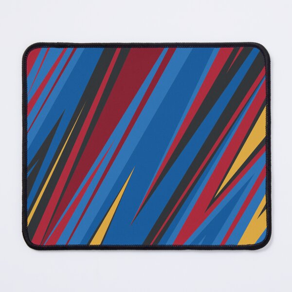 Item preview, Athletic Blue and Red Speed Stripes Student Athlete Pattern designed and sold by ImStickerHappy.