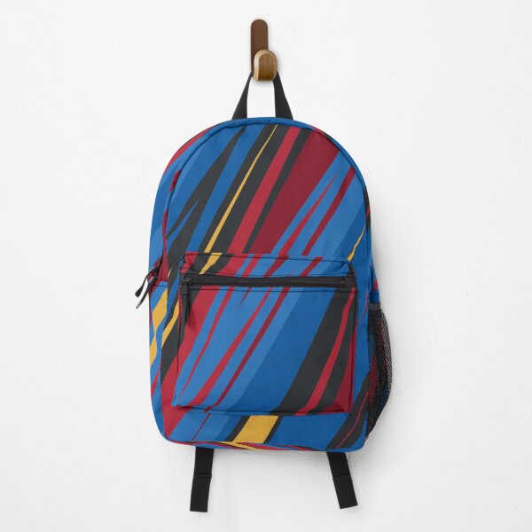 Item preview, Athletic Blue and Red Speed Stripes Student Athlete Pattern designed and sold by ImStickerHappy.