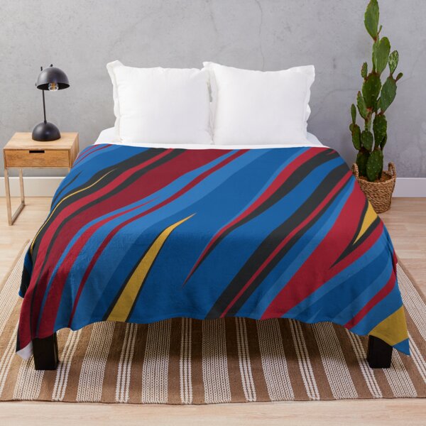 Item preview, Athletic Blue and Red Speed Stripes Student Athlete Pattern designed and sold by ImStickerHappy.