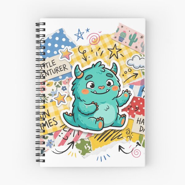 Item preview, Little Adventurer Cute Monster – Scrapbook Collage Kids designed and sold by Pixele.