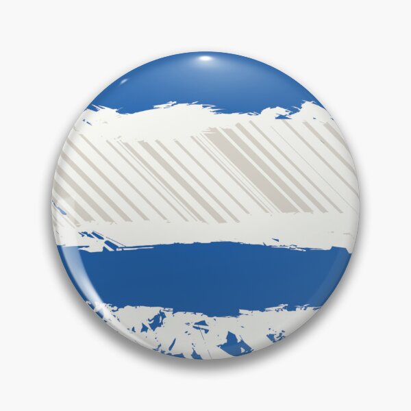 Item preview, Distressed Cobalt Blue Nautical Stripe Student Pattern designed and sold by ImStickerHappy.