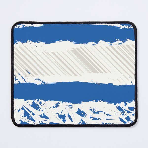 Item preview, Distressed Cobalt Blue Nautical Stripe Student Pattern designed and sold by ImStickerHappy.