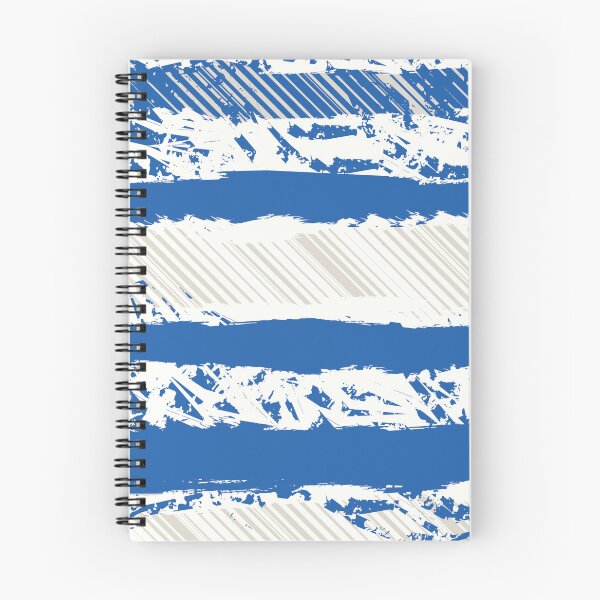 Item preview, Distressed Cobalt Blue Nautical Stripe Student Pattern designed and sold by ImStickerHappy.