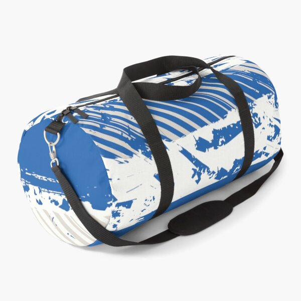 Item preview, Distressed Cobalt Blue Nautical Stripe Student Pattern designed and sold by ImStickerHappy.