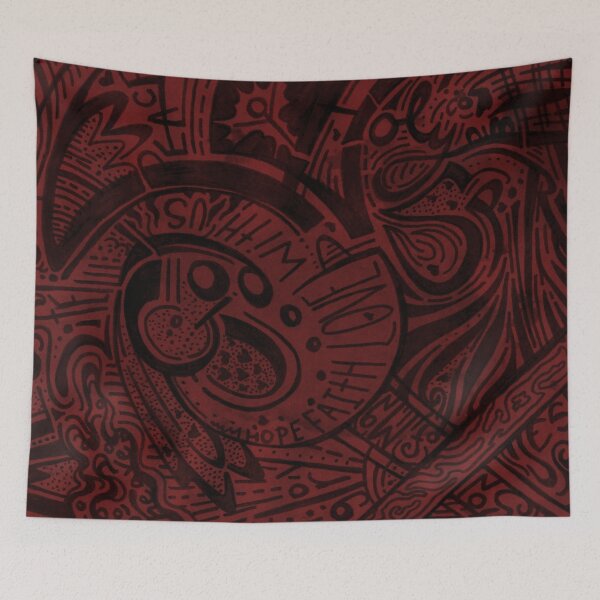 Item preview, God With Us in Red designed and sold by sarunamii.