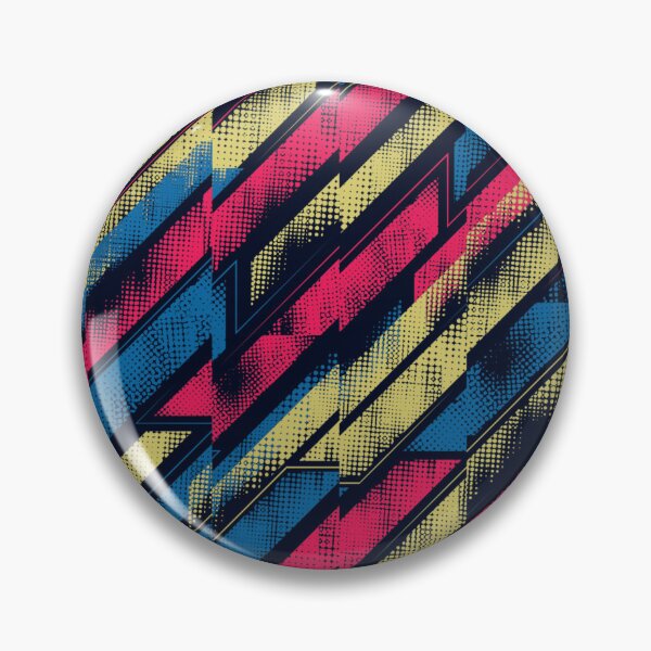 Item preview, Cyberpunk Halftone Matrix Yellow and Neon Pink Student Pattern designed and sold by ImStickerHappy.