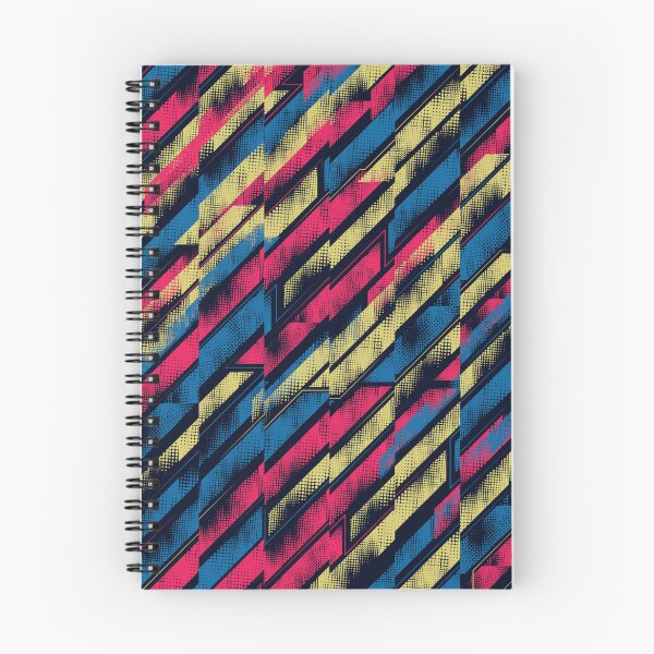 Item preview, Cyberpunk Halftone Matrix Yellow and Neon Pink Student Pattern designed and sold by ImStickerHappy.