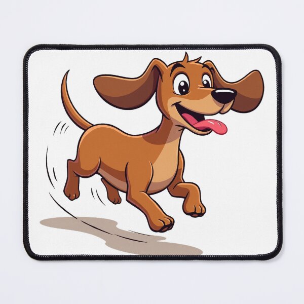 Item preview, Happy Trotting Dachshund designed and sold by Prints by Mat.