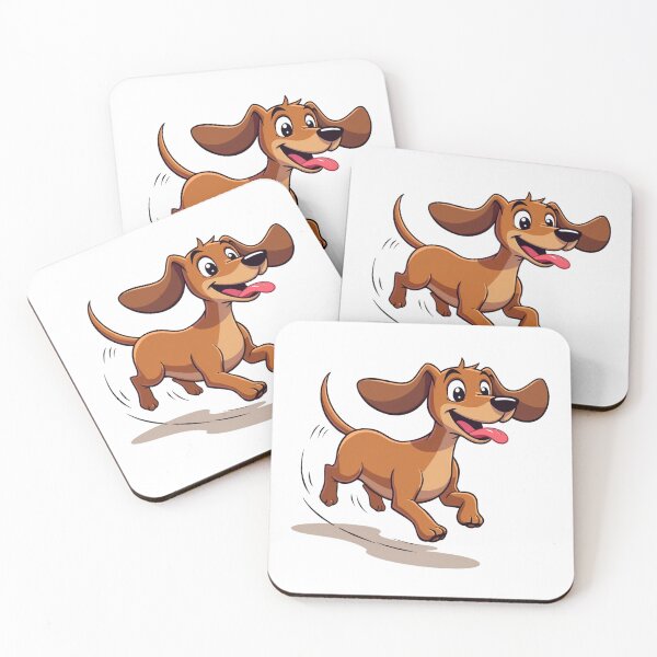 Item preview, Happy Trotting Dachshund designed and sold by Prints by Mat.