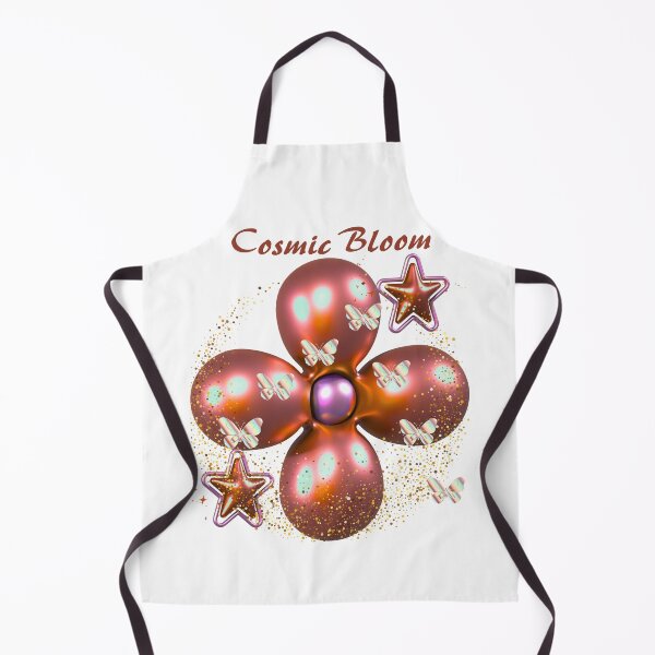 Item preview, Cosmic Bloom Metallic 3D Flower with Butterflies and Stars designed and sold by MinimalAurashop.