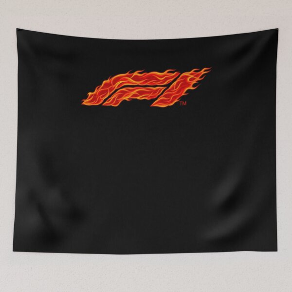 Item preview, Flaming Formula 1 Logo – Fire and Speed Design designed and sold by jefferyskinn.